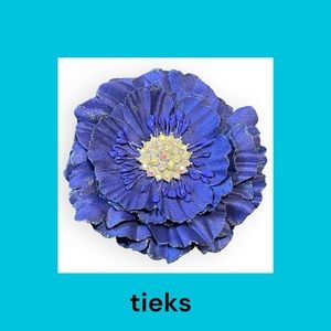 Tieks Blue Flower